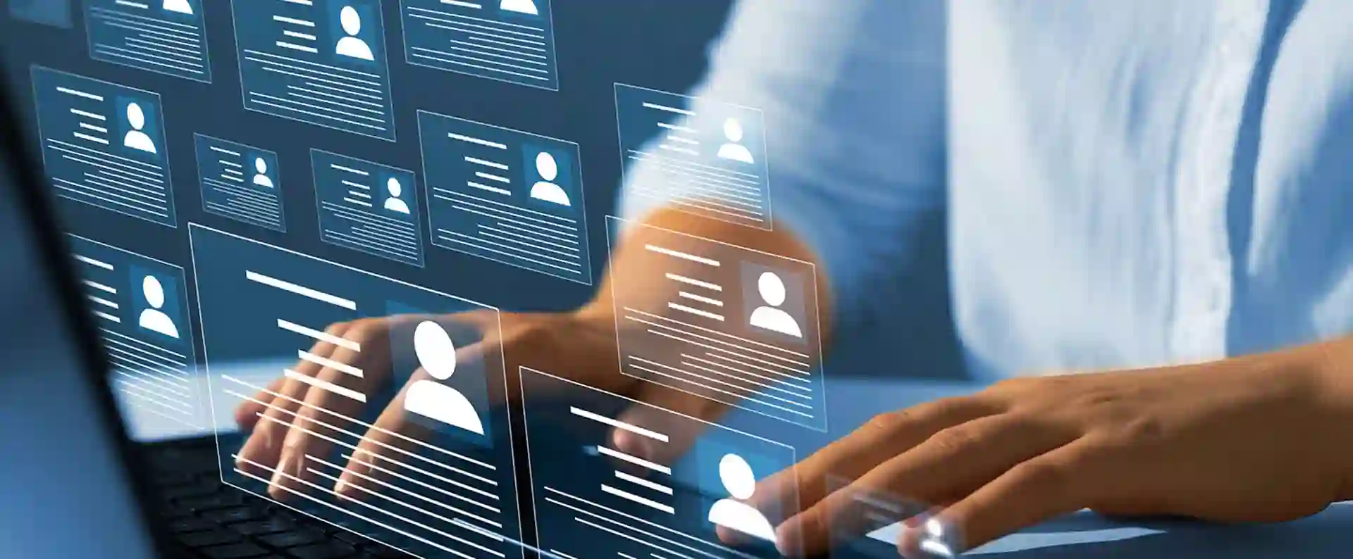 Person on computer